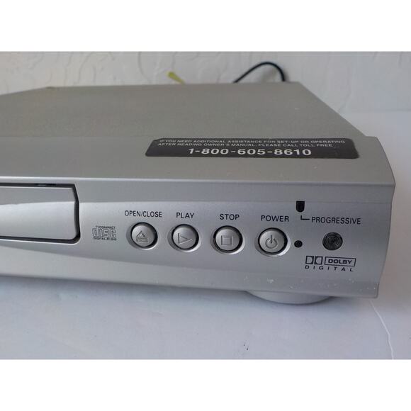 Magnavox MSD124 Progressive Scan DVD Player - It Turns On - Picture 3 of 13